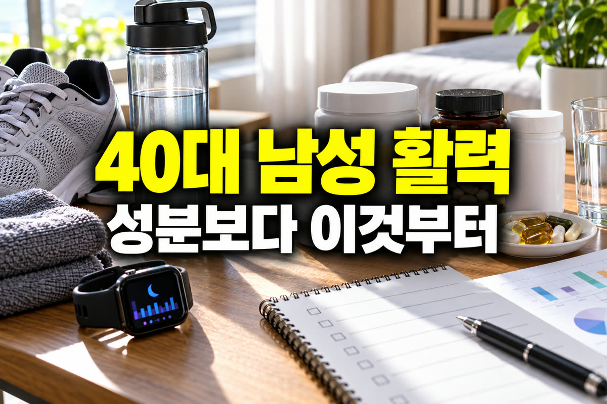 40대 남성 활력 관리 성분보다 이것부터
