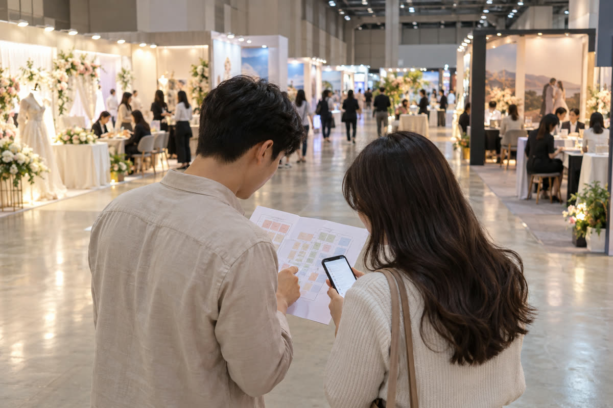 SETEC 스드메 상담 전 현장 동선과 상담 순서를 확인하는 예비부부