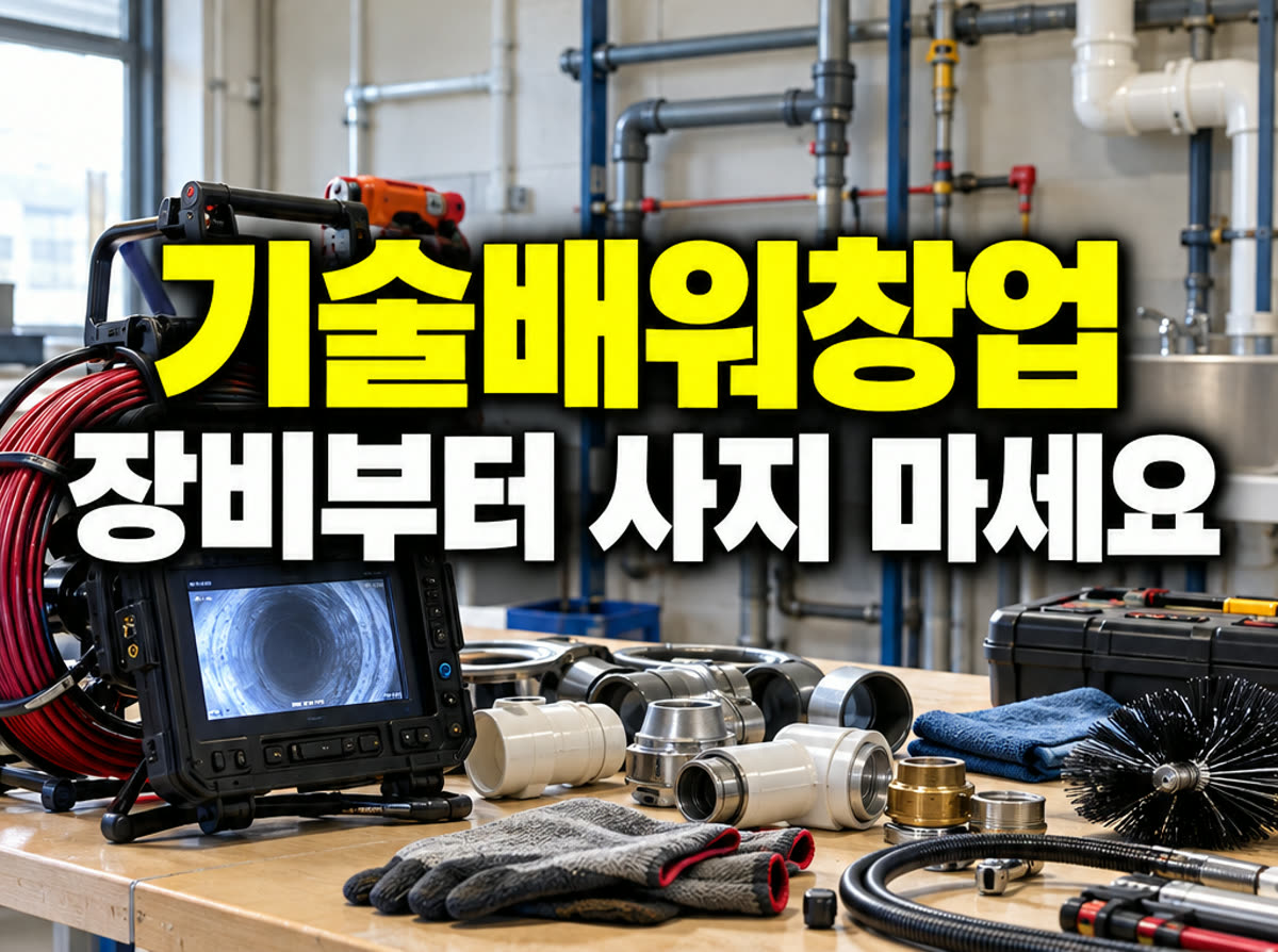 기술 배워서 창업 장비부터 사지 마세요