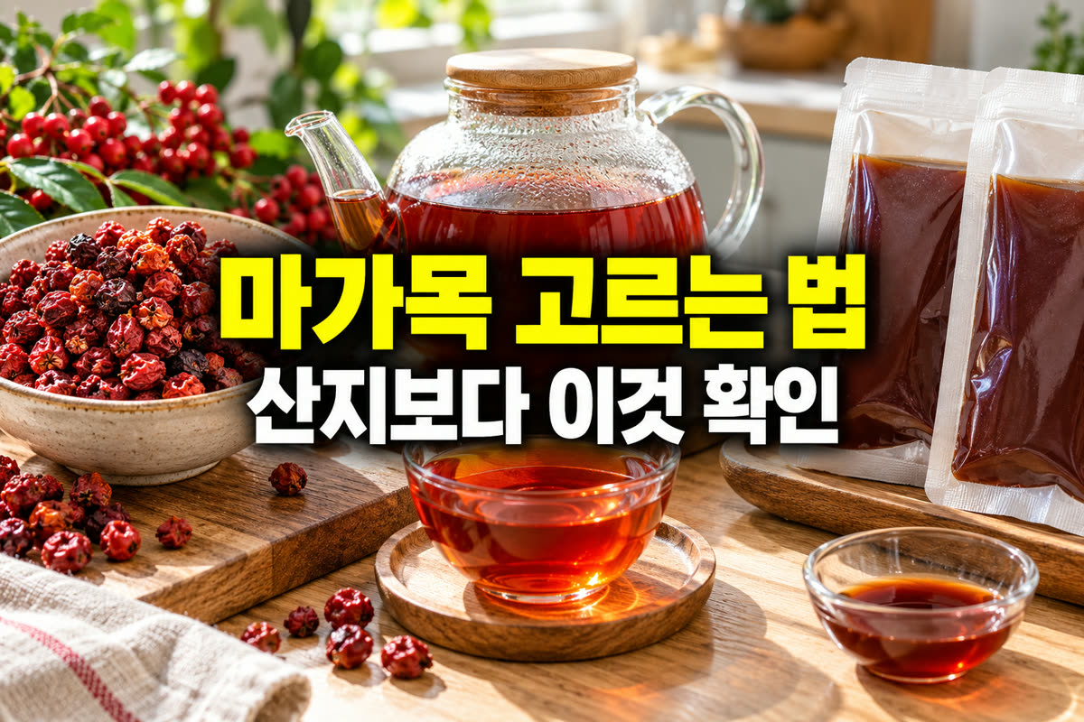 마가목 제품 고르는 법 산지보다 이것 확인