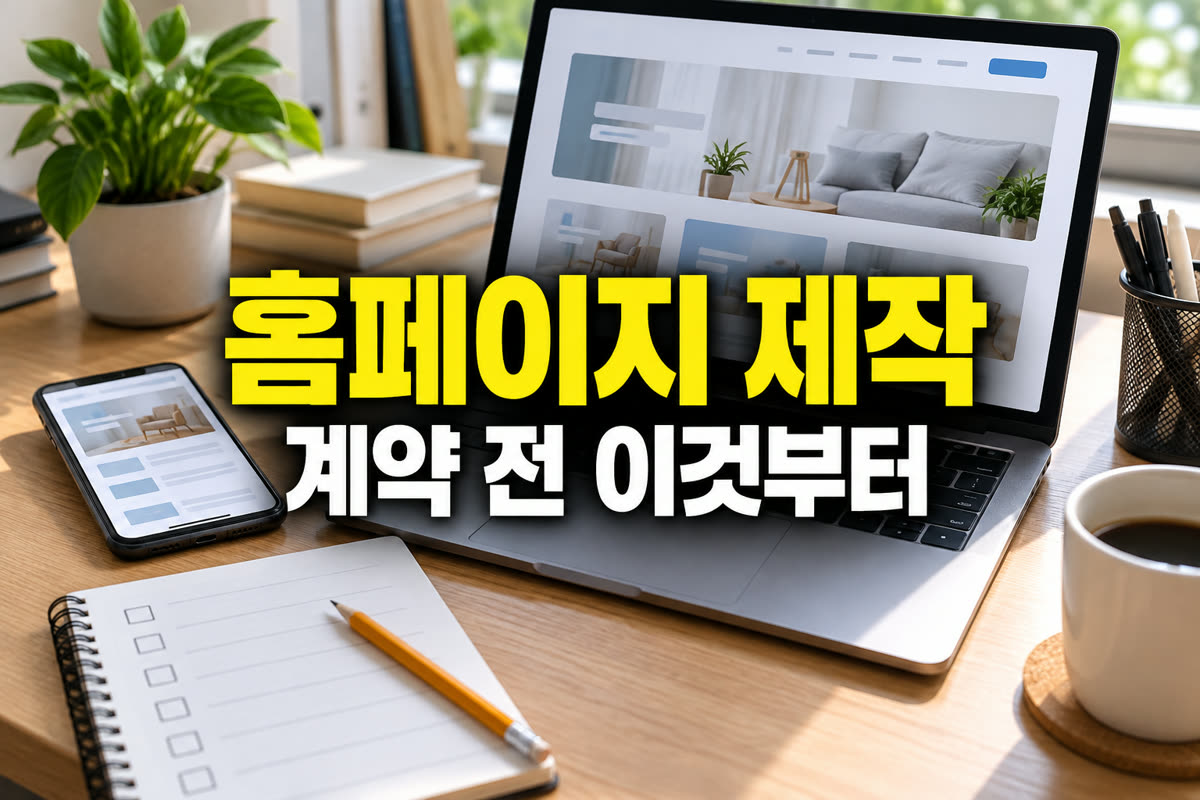 소상공인 홈페이지 제작 계약 전 이것부터
