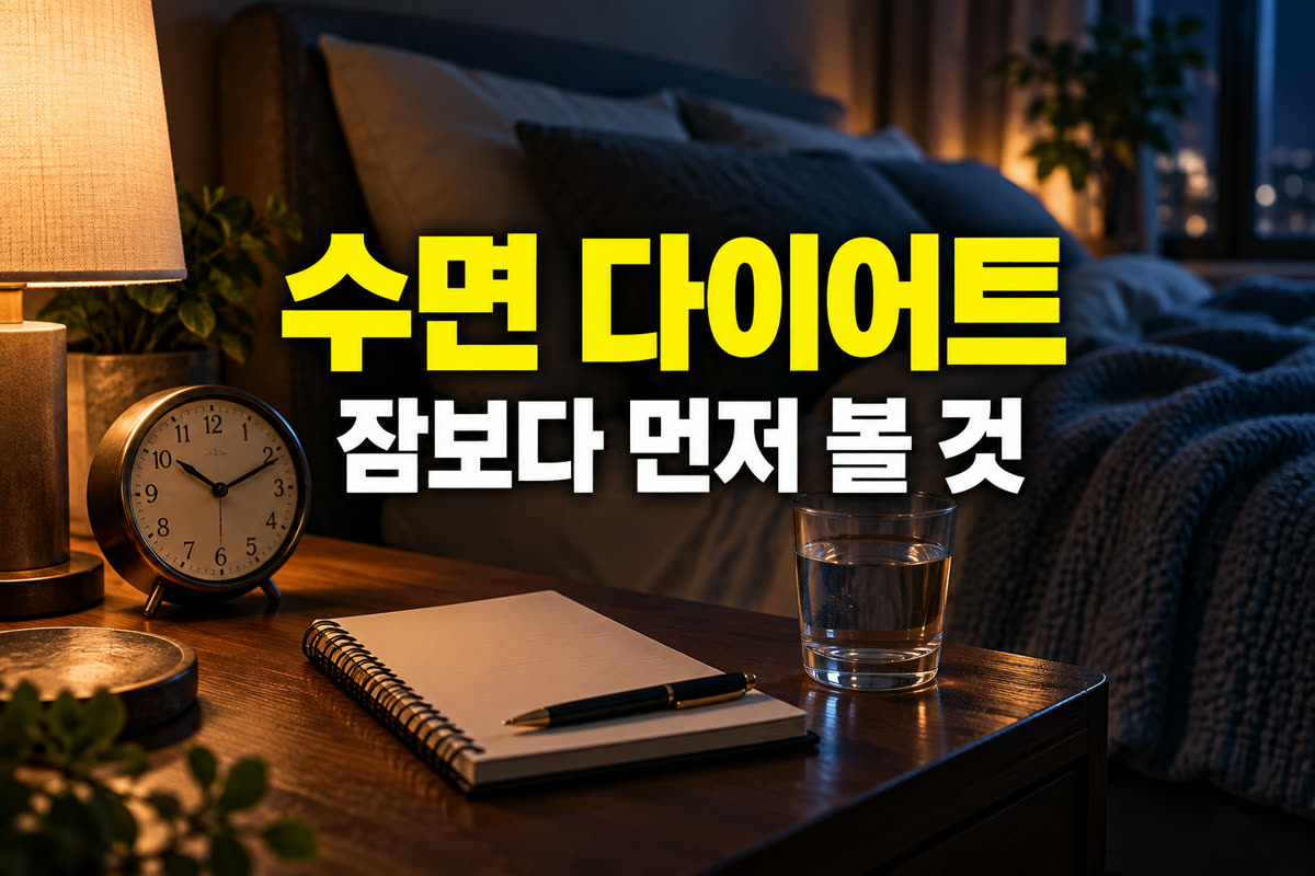 수면 다이어트 잠보다 먼저 볼 것
