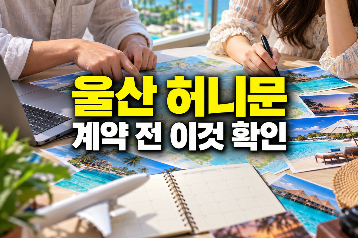 울산 허니문박람회 계약 전 이것 확인
