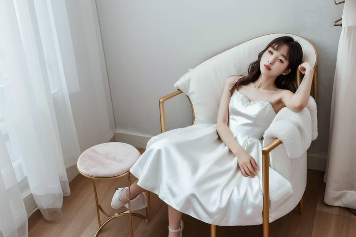 웨딩박람회 사전등록 전 예식 시기와 상담 준비사항을 정리하는 모습