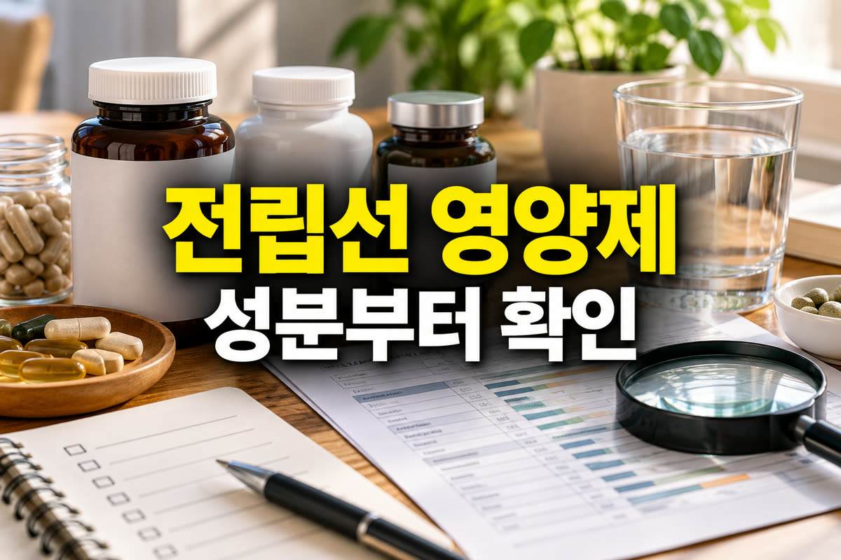 전립선 건강 영양제 성분부터 확인