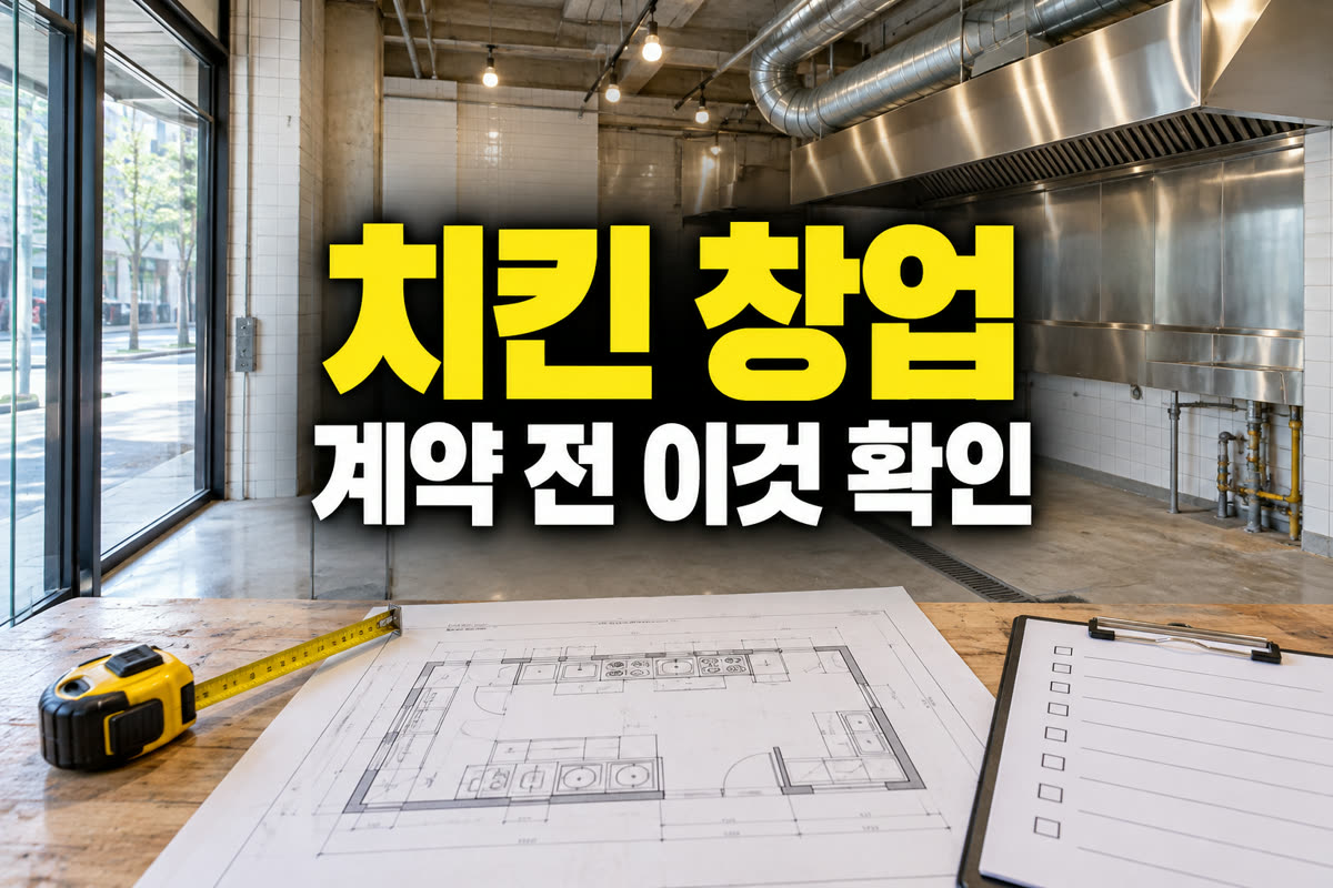 치킨 창업 계약 전 이것 확인