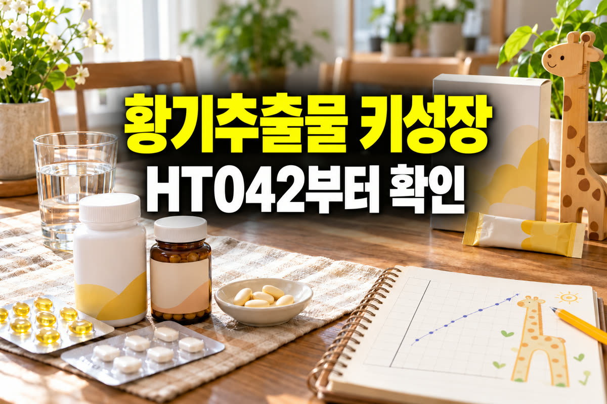 황기추출물 키성장 HT042부터 확인